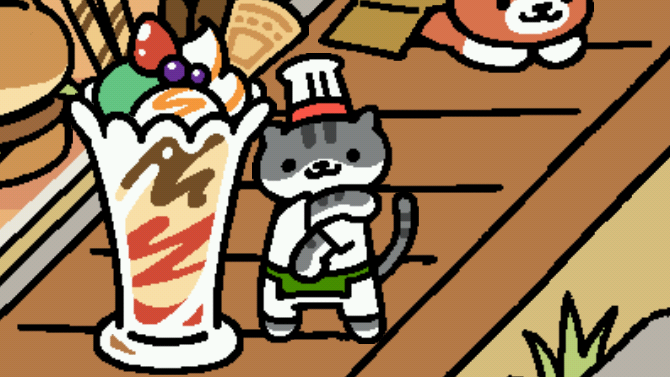 Neko Atsume's Guy Furry