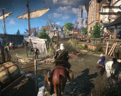 Witcher 3 cityscape